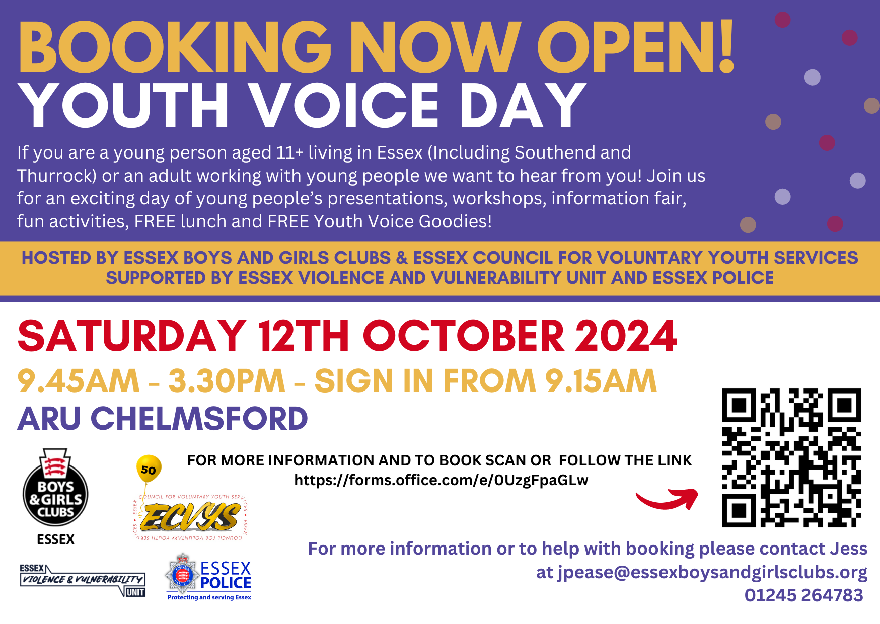 Youth Voice Day 2024 - Official Invite